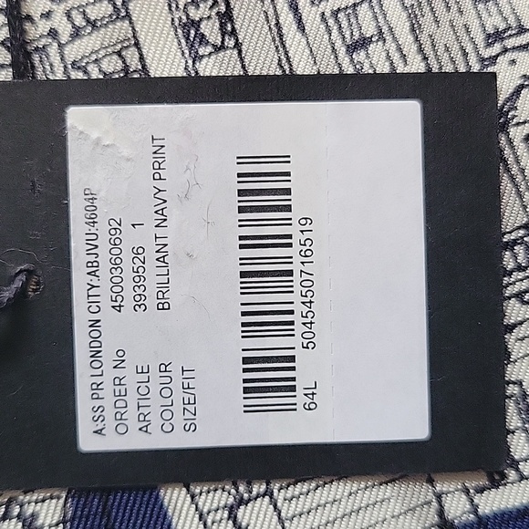 Burberry Prorsum Silk Scarf London City Brilliant Navy Print Unique Authentic - Picture 14 of 14